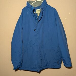 L.L. Bean Men's  Blue Raincoat